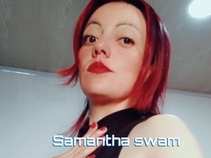 Samantha_swam